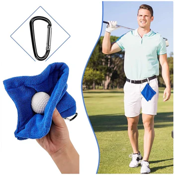 Asciugamano da Golf con Moschettone