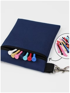 Borsetta Porta Palline da Golf con Moschettone