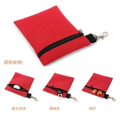 Borsetta Porta Palline da Golf con Moschettone