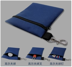 Borsetta Porta Palline da Golf con Moschettone