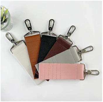 Porta Tee da Golf in Pelle con Clip