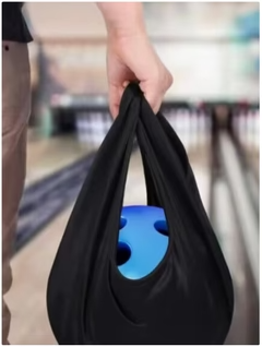 Sacca per Pulizia Palla da Bowling con Panno in Microfibra